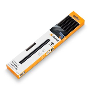 Limstift �11 mm Sort 10 stk