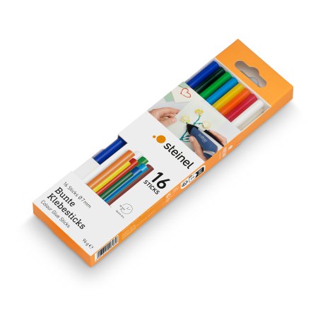 Limstift �7 mm farve 16 stk