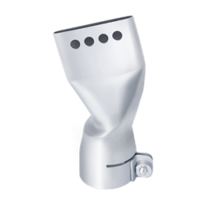 Vinklet fladdyse 40X2 perforet 