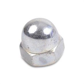 Topmtrik M10 DIN1587 forzinket